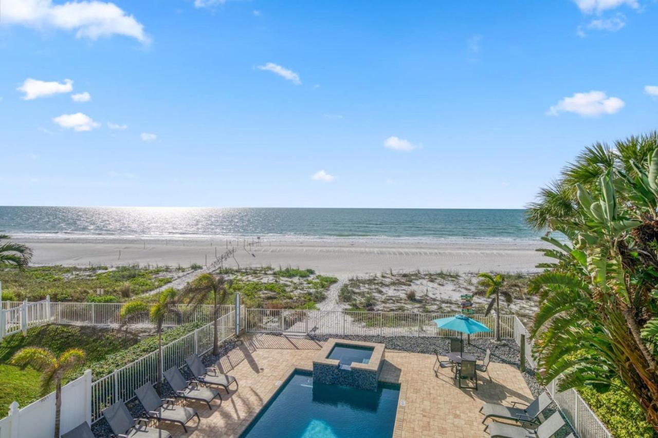 Four Shores Unit 3 Gulf Condo Direct Gulf With Pool And Spa Clearwater Beach Exterior photo