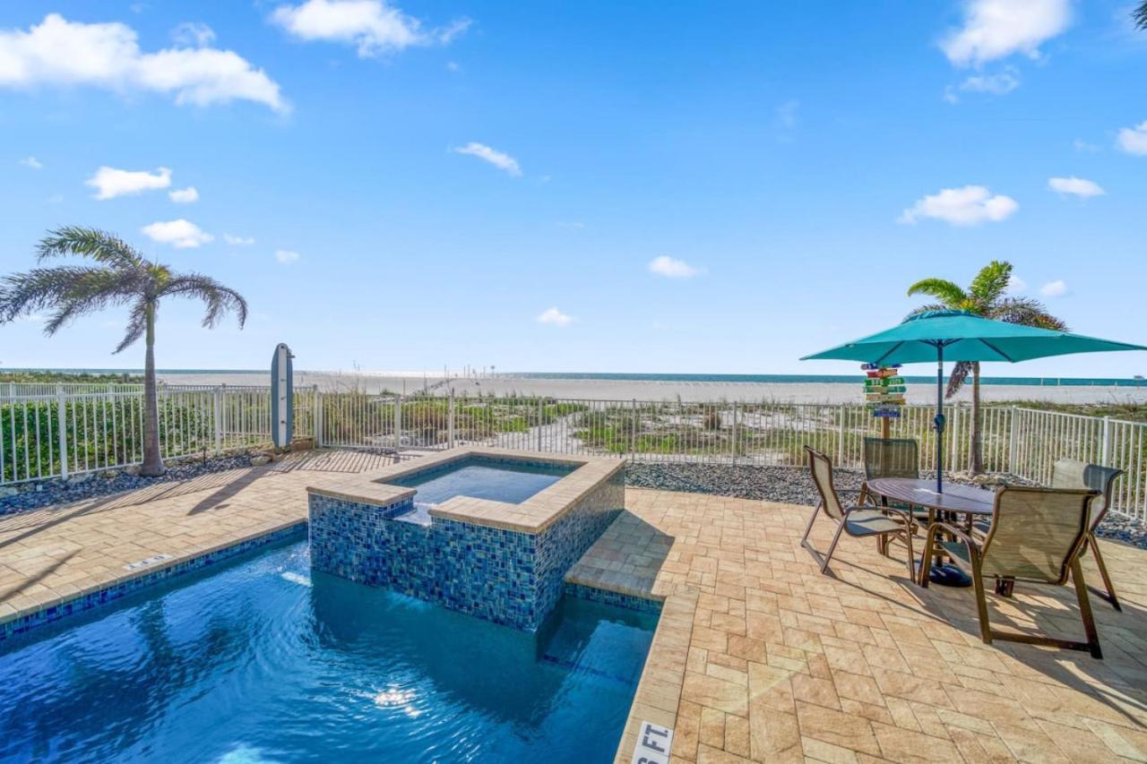 Four Shores Unit 3 Gulf Condo Direct Gulf With Pool And Spa Clearwater Beach Exterior photo